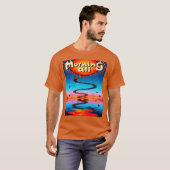 サンライズパス:夢のような朝のデザイン Tシャツ (正面フル)