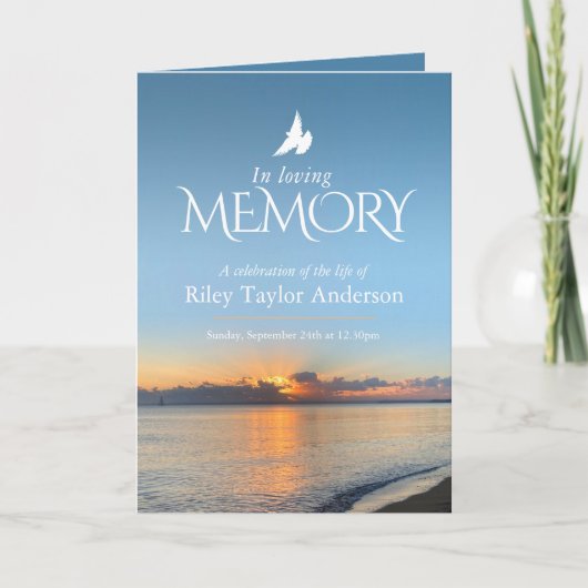 サンライズビーチ葬儀お祝いのライフサービス プログラム (正面)