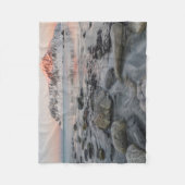 サンライズフラクスタッドアンドスカガンサンデンビーチ フリースブランケット (正面)