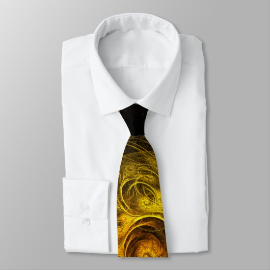 サンライズフローラレッド抽象芸術アートタイ ネクタイ (タイ)