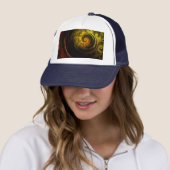 サンライズフローラレッド抽象芸術アートハット キャップ (インサイチュ)