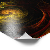 サンライズフローラレッド抽象芸術アートフォトプリント フォトプリント            (角)