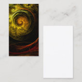 サンライズフローラレッド抽象芸術アート名刺 名刺 (正面/裏面)