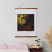 サンライズフローラレッド抽象芸術アート 吊り下げ型タペストリー (寝室)