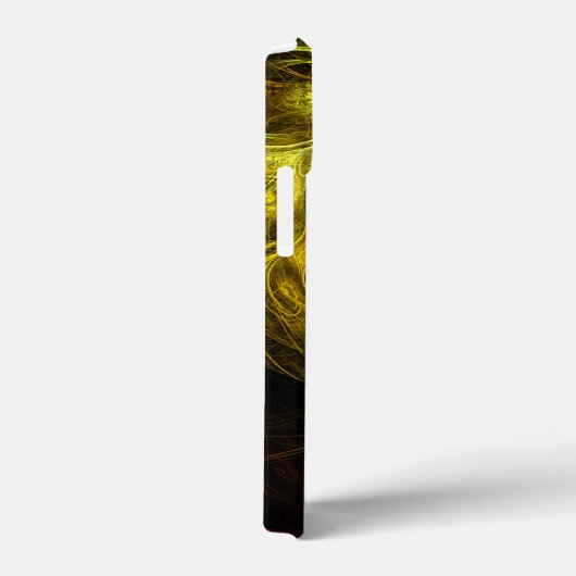 サンライズフローラレッド抽象芸術アート Case-Mate iPhoneケース (裏面 / 右)