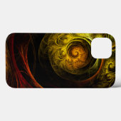 サンライズフローラレッド抽象芸術アートiPhone 6ケース Case-Mate iPhoneケース (裏面 (横))