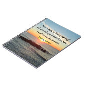 サンライズヘブル11:1写真デザイン ノートブック (左側)