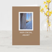 サンライズホットココアの氷柱？ カード (黄色い花)