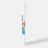 サンライズボホフローラネイビーモノグラム Case-Mate iPhoneケース (裏面 / 右)