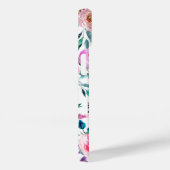 サンライズボホフローラパープルアンドホワイトモノグラム Case-Mate iPhoneケース (裏面 / 右)