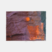 サンライズポイント |ブライスキャニオン国立公園 フリースブランケット (正面(横))