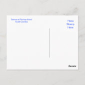 サンライズポーレーズアイランドサウスカロライナのポストカード ポストカード (裏面)