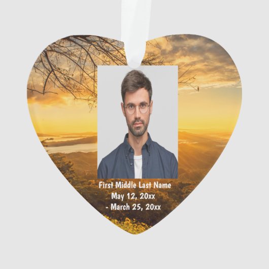 サンライズモーニングサンシャインデイトフォトカスタム オーナメント (裏面)