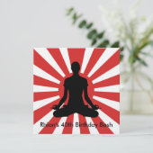 サンライズヨガスタイル誕生日招待 招待状 (スタンド正面)