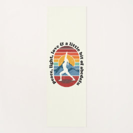 サンライズヨガスラヤNamaskar：平和、光、愛 ヨガマット