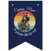 サンライズラムスケルトンパーティー海賊 バンティングフラッグ (第2の旗)