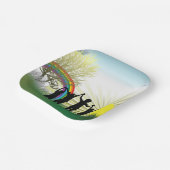 サンライズレインボーチルドレン ペーパープレート (傾斜あり)