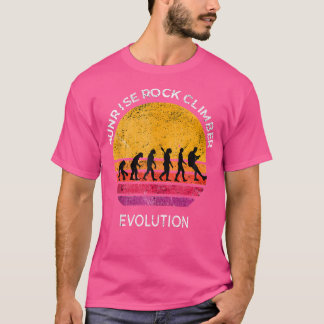 サンライズロック登山進化 Tシャツ