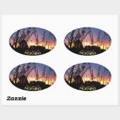 サンライズワームズザホライゾンフォトカスタム 楕円形シール (シート)