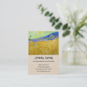 サンライズヴァンゴッホで刈り取り機付き小麦畑 名刺 (スタンド正面)