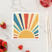 サンライズヴィンテージiレトロサンアイボホサンシャイン スタンダードカクテルナプキン (インサイチュ)