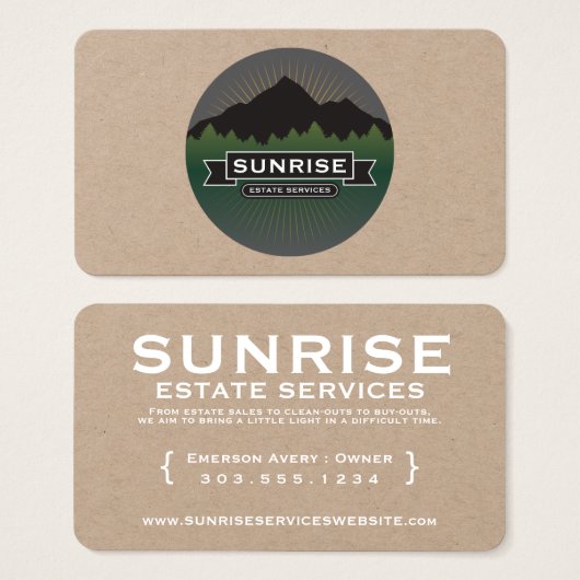 サンライズ不動産サービス (正面&裏面)