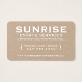 サンライズ不動産サービス (裏面)