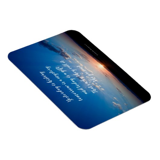 サンライズ今日はギフト感動的引用文 マグネット (右側)