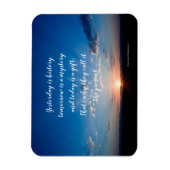 サンライズ今日はギフト感動的引用文 マグネット (縦)