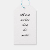 サンライズ写真ギフトラベル ギフトタグ (裏面)