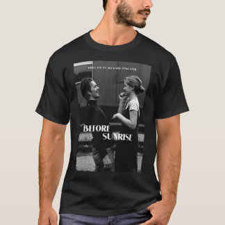 サンライズ前サンセット真夜中Richard Linklater J Tシャツ