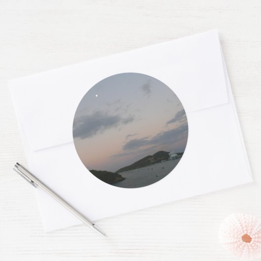 サンライズ島セントトーマスIIIアメリカヴァージン諸島 ラウンドシール (封筒)