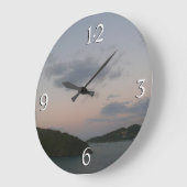 サンライズ島セントトーマスIIIアメリカヴァージン諸島 ラージ壁時計 (傾斜)