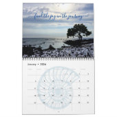 サンライズ引用文台本コースト写真 カレンダー (1月 2026)