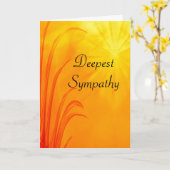 サンライズ悔やみや弔慰グリーティングカード カード (黄色い花)