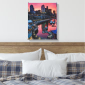 サンライズ桟橋66ベルハーバーを見下ろす キャンバスプリント (インサイチュ (寝室))