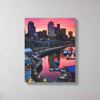 サンライズ桟橋66ベルハーバーを見下ろす キャンバスプリント