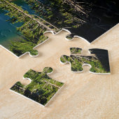 サンライズ湖オーバービューアット山レイニアパーク ジグソーパズル (側面)