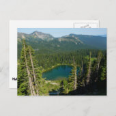 サンライズ湖オーバービューアット山レイニアパーク ポストカード (正面/裏面)
