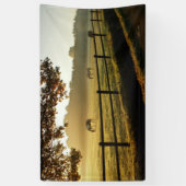 サンライズ牧草で放牧する馬 横断幕 (縦)