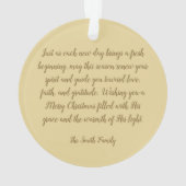 サンライズ素晴らしアットバージニアビーチピア – 日が差すこと オーナメント (裏面)