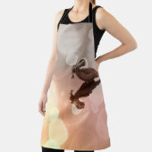 サンライズ素晴らしブルーヘロン反射フィッシャーマンフィッシュ エプロン (インサイチュ)