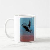 サンライズ絵画フクロウの「フオウだ！ コーヒーマグカップ (左)