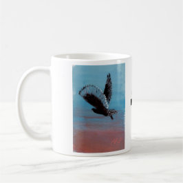 サンライズ絵画フクロウの「フオウだ！ コーヒーマグカップ