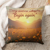 サンライズ装飾用クッション20 x 20 クッション (ブランケット)