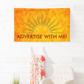 サンライズ金ゴールドシルバーI +あなたのバックグラー。&アイディア 横断幕 (インサイチュ)