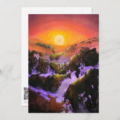 サンライズ雪解 サンキューカード (正面/裏面)