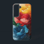 サンライズ静脈 SAMSUNG GALAXY S22ケース<br><div class="desc">花びらは朝日のように桃と青い輝きを帯びていた。</div>