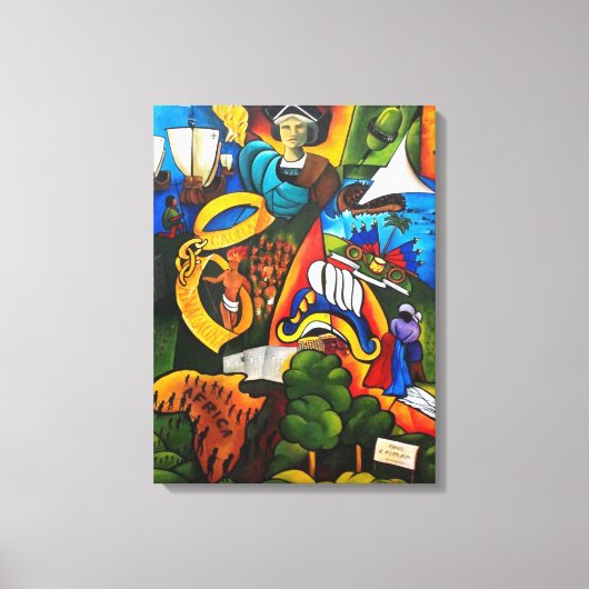 サンライズ2007で希望 キャンバスプリント (正面)