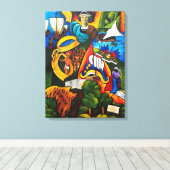 サンライズ2007で希望 キャンバスプリント (インサイチュ (ウッドフロア))